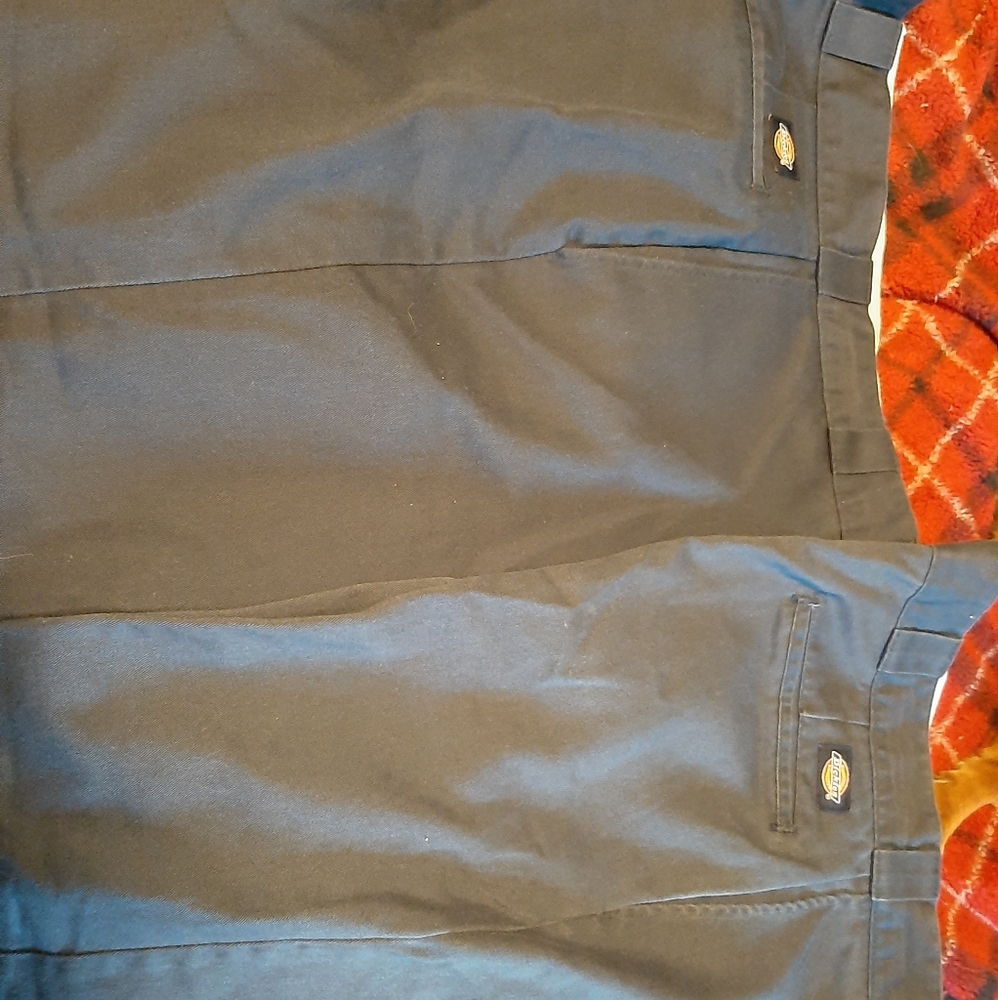 Mens Size 44 x 32 Dickies Work Pants Navy Blue